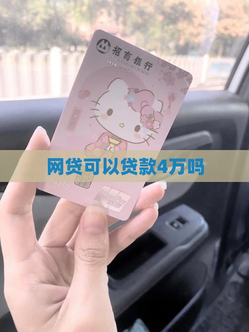 网贷可以贷款4万吗
