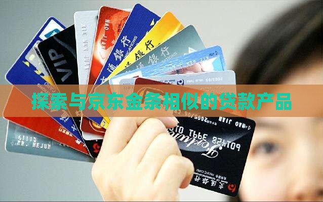 探索与京东金条相似的贷款产品
