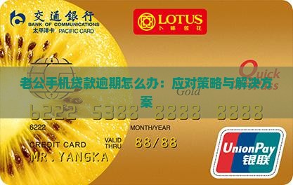 老公手机贷款逾期怎么办：应对策略与解决方案