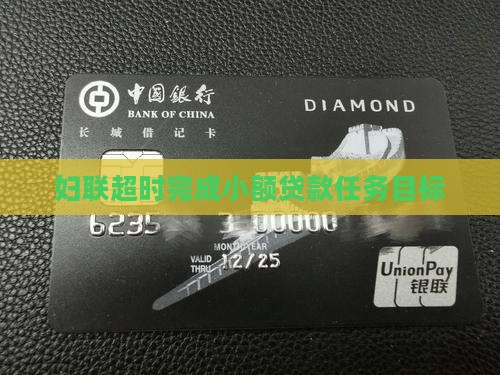 妇联超时完成小额贷款任务目标