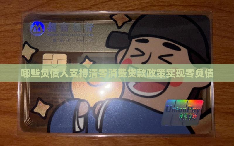 哪些负债人支持清零消费贷款政策实现零负债