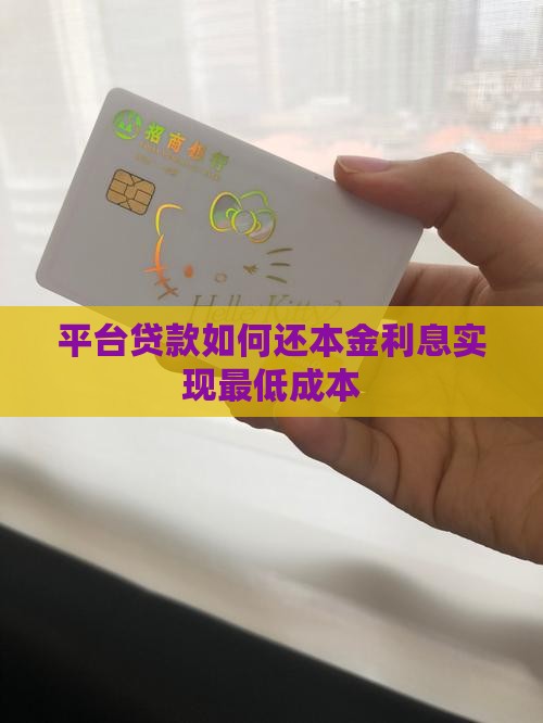 平台贷款如何还本金利息实现最低成本