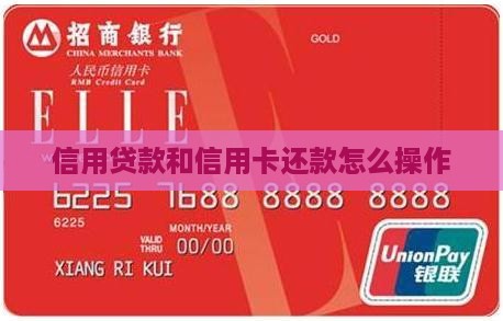 信用贷款和信用卡还款怎么操作