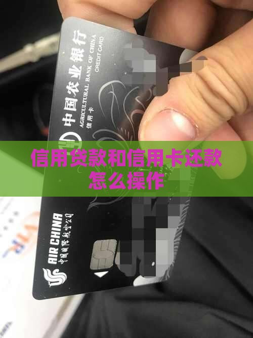 信用贷款和信用卡还款怎么操作
