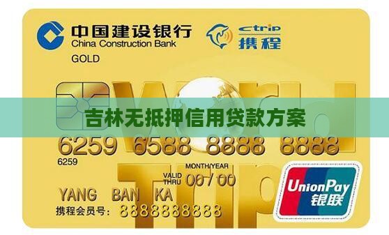 吉林无抵押信用贷款方案