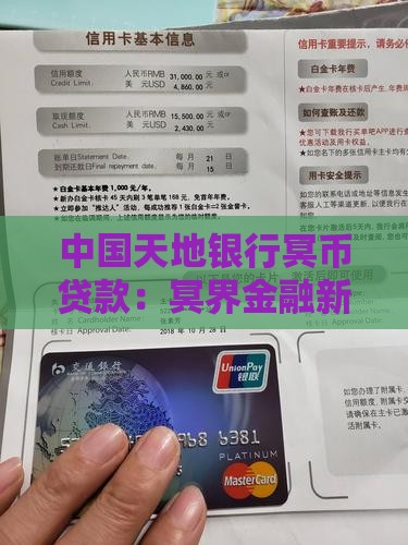 中国天地银行冥币贷款：冥界金融新篇章