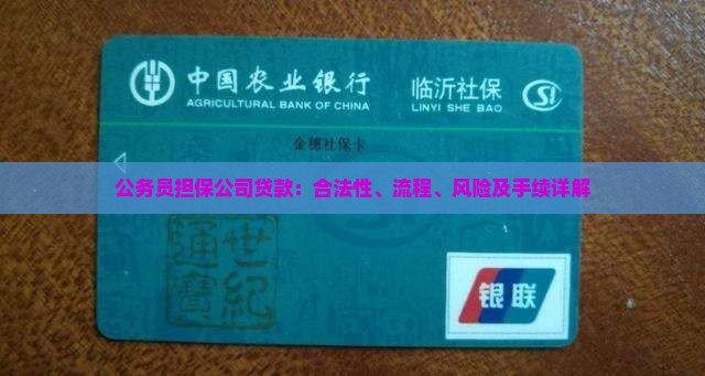 公务员担保公司贷款：合法性、流程、风险及手续详解