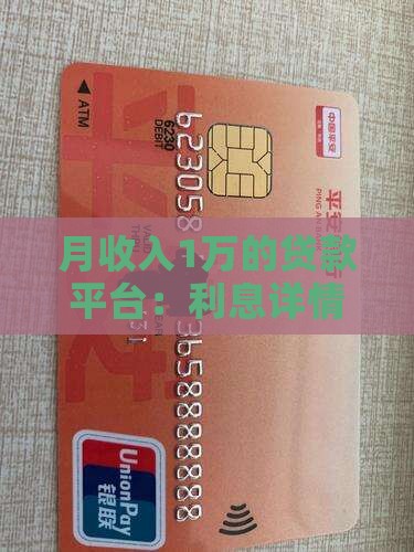 月收入1万的贷款平台：利息详情及推荐列表
