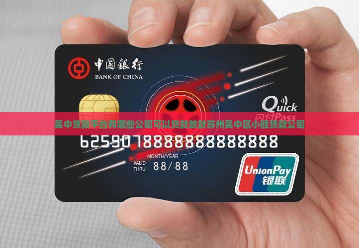 吴中贷款平台有哪些公司