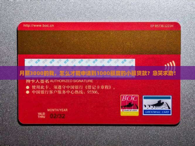1000额度的小额贷款