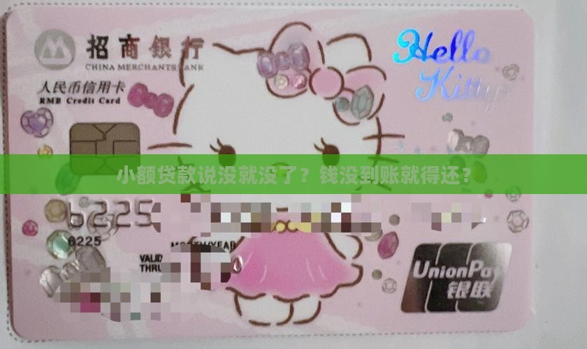 小额贷款没到账就要还款