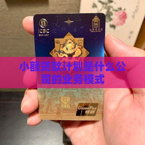 小额贷款计划是啥公司
