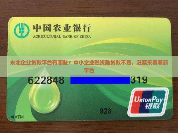 东北企业贷款平台有哪些