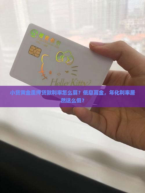 小贷黄金质押贷款利率怎么算