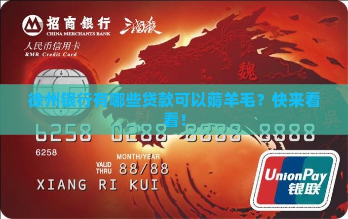 徐州银行贷款种类 徐州银行贷款种类