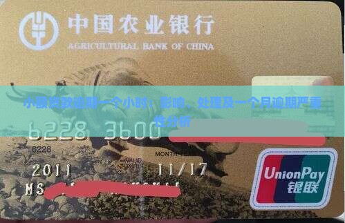 小额贷款逾期一个小时