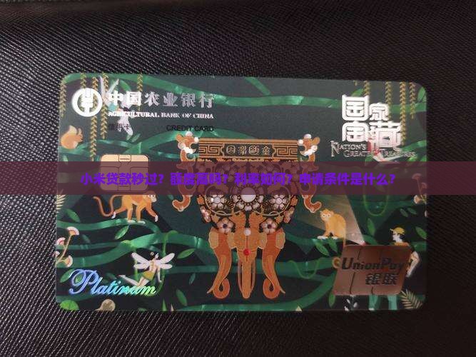 小米贷款秒过