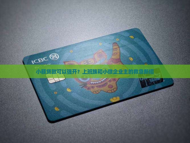 小额贷款可以强开