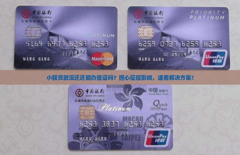 小额贷款没还能办签证吗
