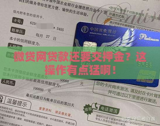 微贷网的贷款押金