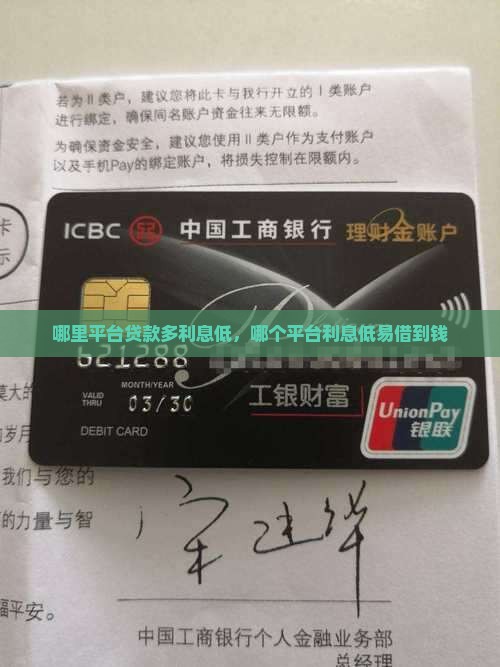 哪里平台贷款多利息低