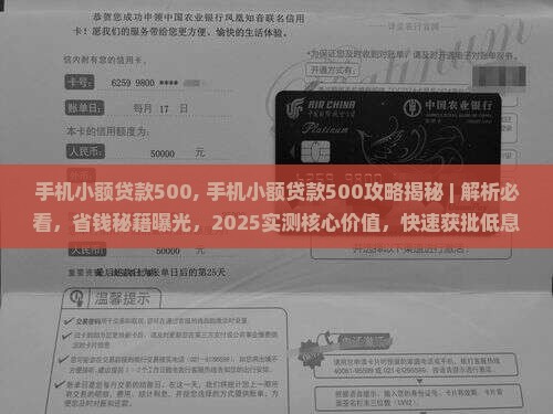 手机小额贷款500