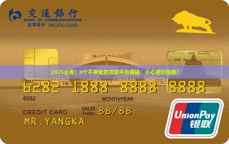 不审批的贷款平台叫什么