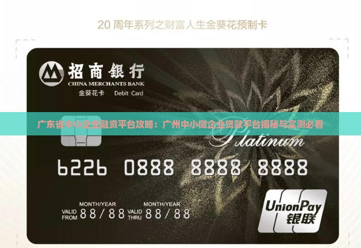 广州中小微企业贷款平台