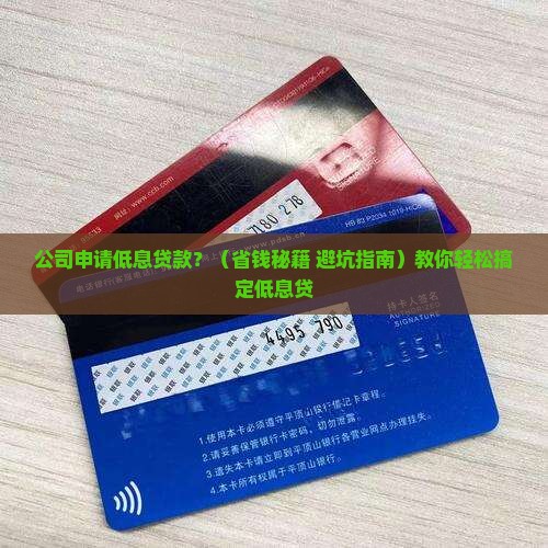 公司申请低息贷款