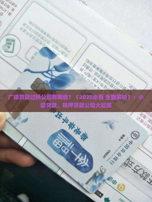 广德贷款过桥公司有哪些