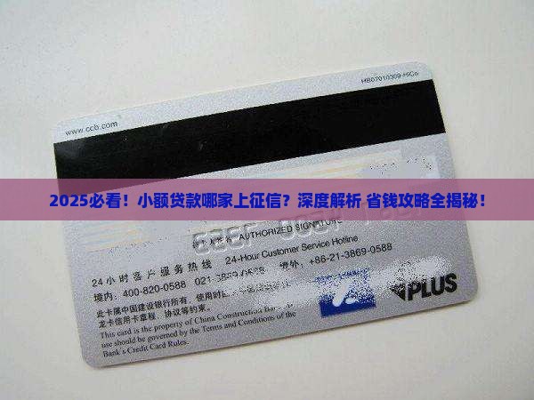 小额贷款有哪些家上征信