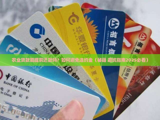 农业贷款能提前还款吗吗