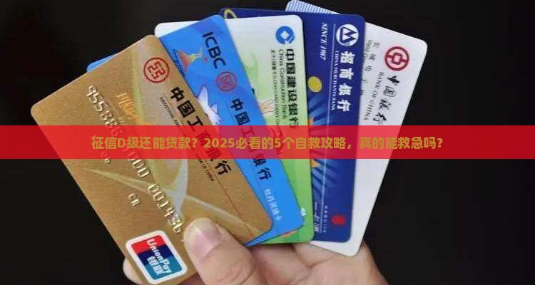 征信D级哪里可以贷款