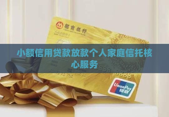 信用贷小额贷款