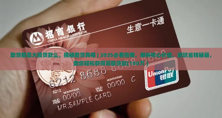 助贷都是大额贷款么