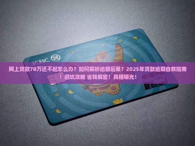 网上贷款78万没办法还