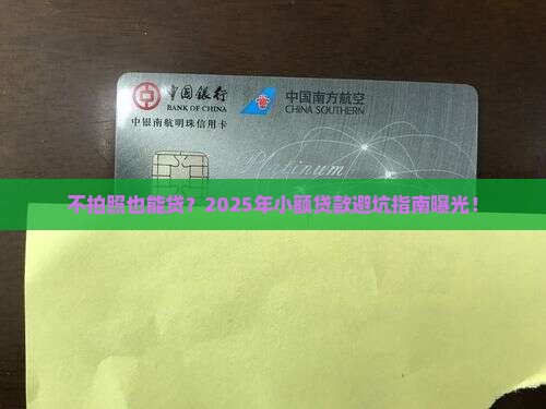 不拍照的小额贷款