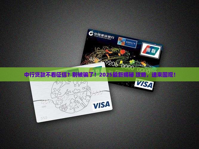中行贷款看征信吗