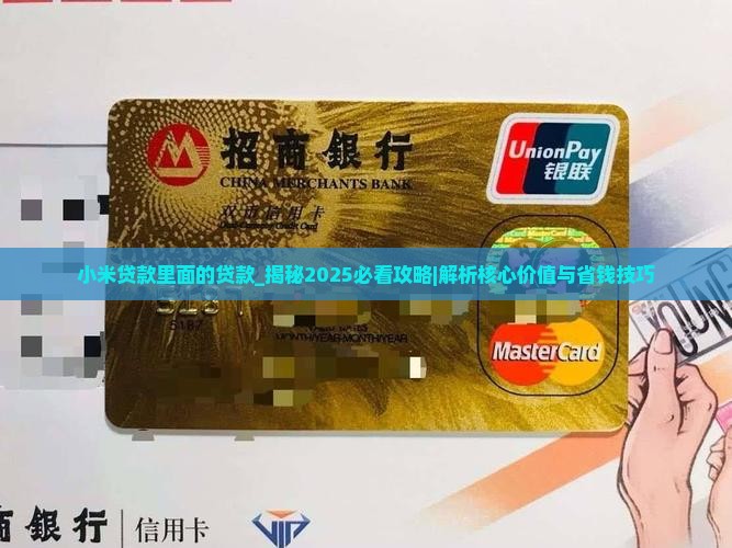 小米贷款里面的贷款