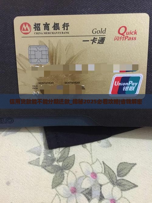 信用贷款能不能分期还款