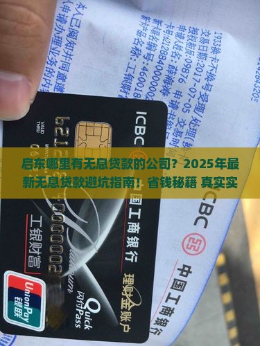 启东哪里有无息贷款的公司