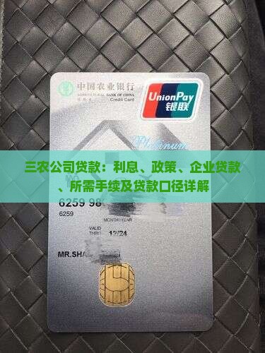 三农公司贷款