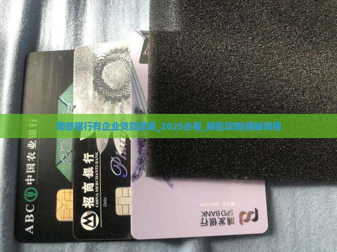 哪些银行有企业贷款政策