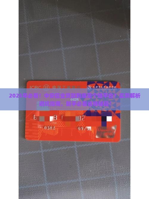 中安信业贷款是什么平台