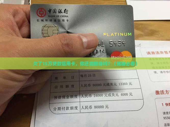 欠各种贷款信用卡15万
