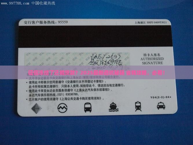 征信冻结了能贷款吗