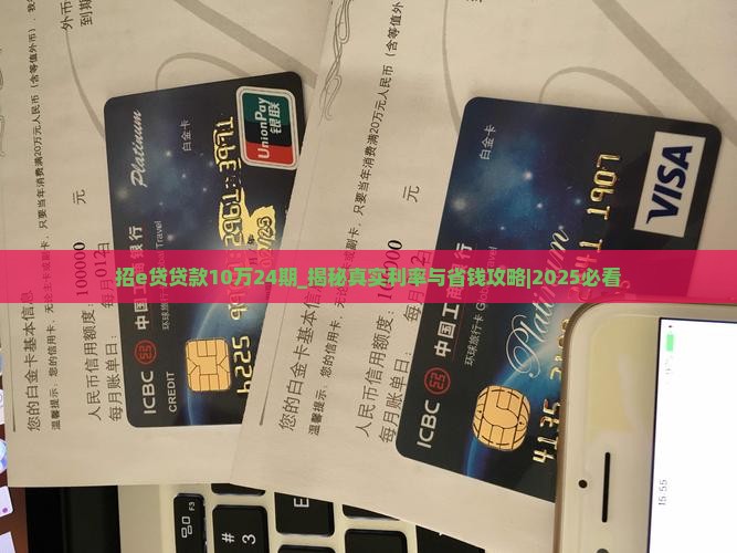 招e贷贷款10万24期