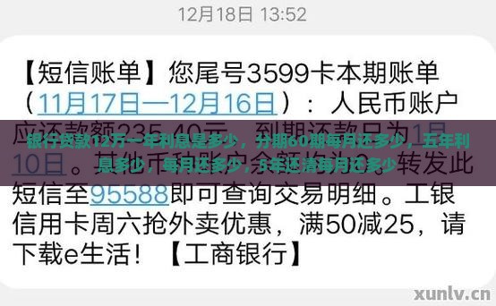 银行贷款12万