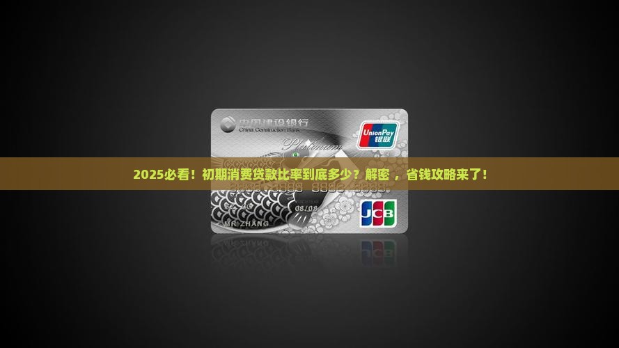 初期消费贷款比率是多少