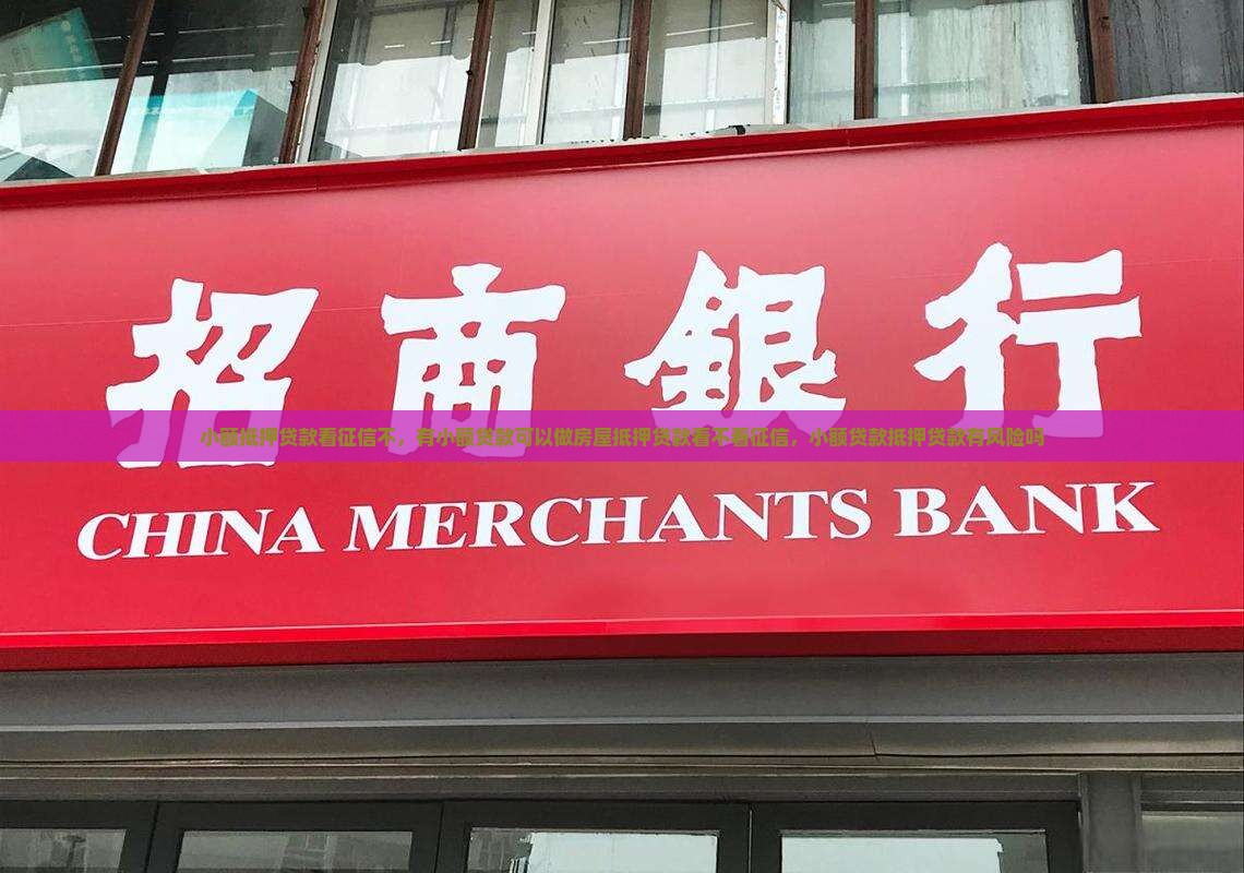 小额抵押贷款看征信不